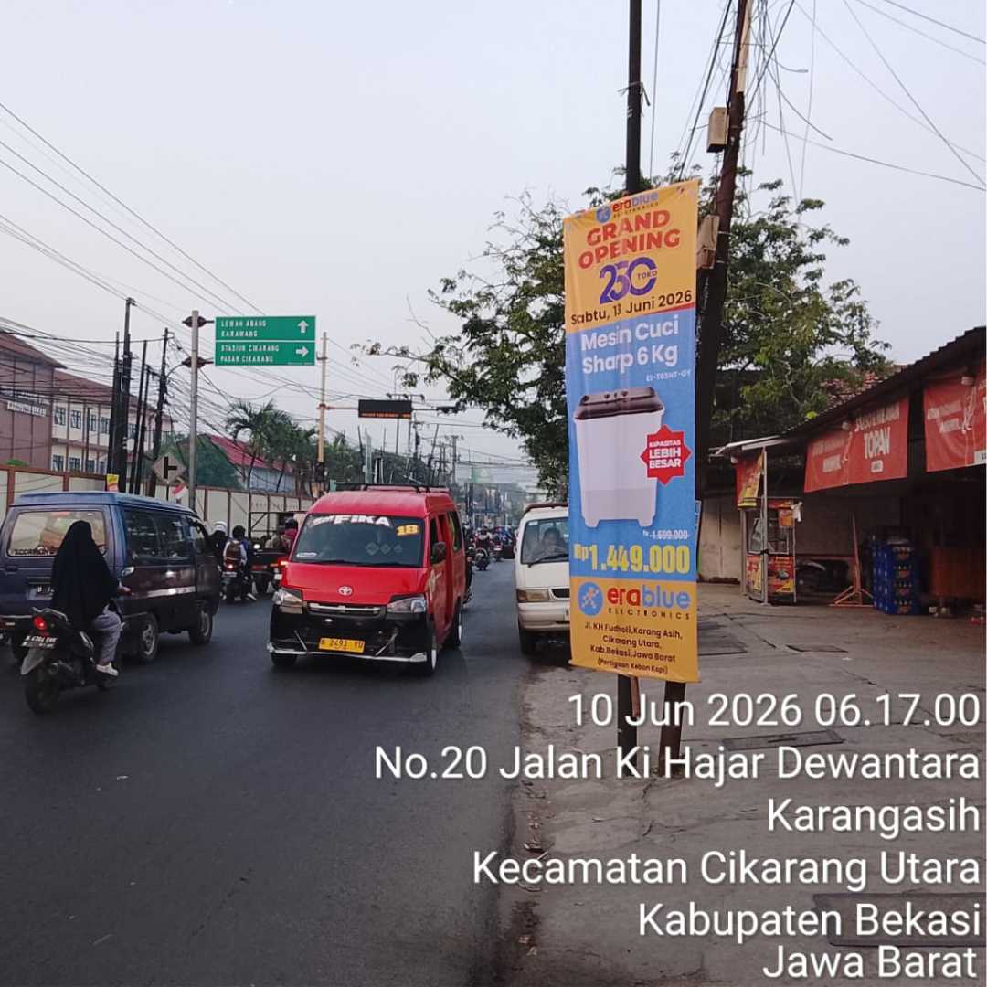 jasa pasang t banner, umbul umbul, spanduk & baliho cikarang