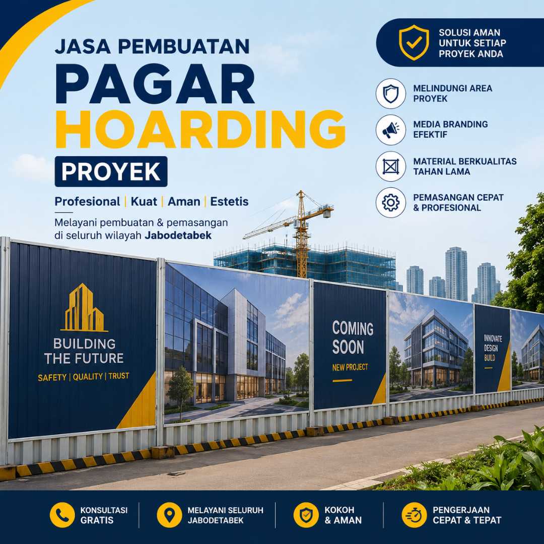 Jasa Pembuatan Pagar Hoarding Proyek