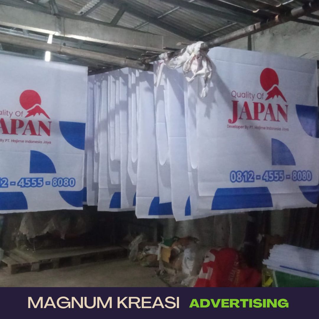 Cetak Spanduk Kain Sablon Murah Depok