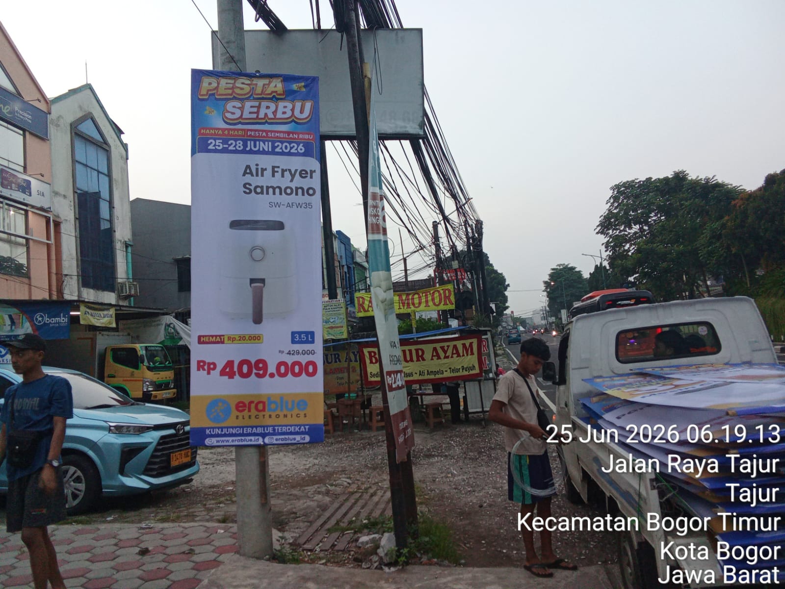 pemasangan T Banner di Bogor