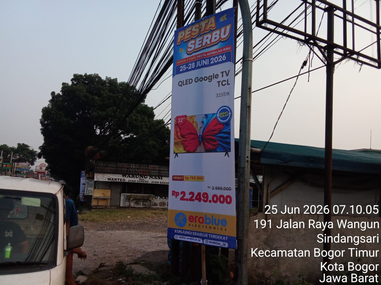 pasang t banner umbul umbul bogor