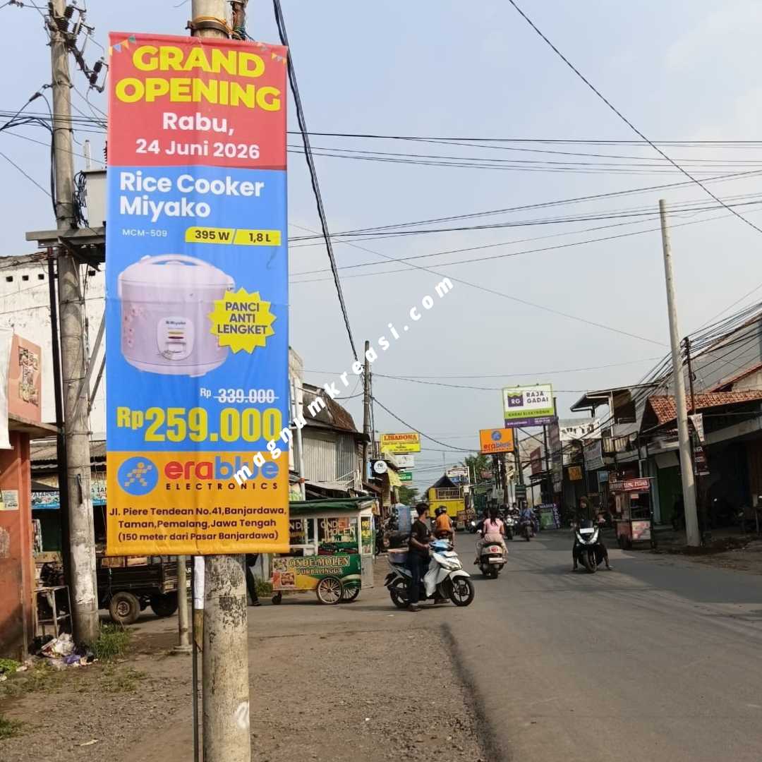 Jasa Pasang Umbul Umbul Pemalang