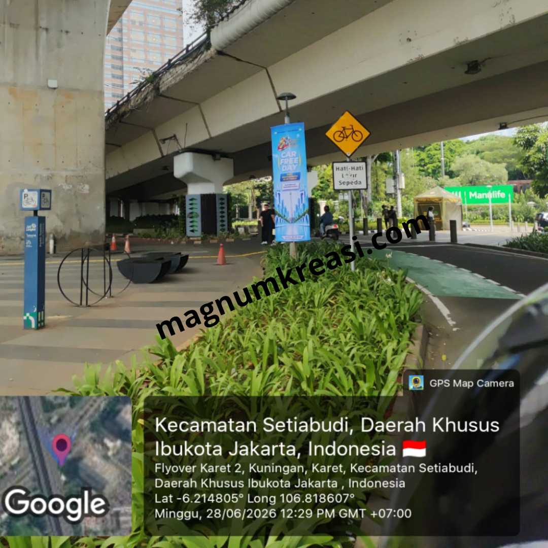 Pasang Umbul-Umbul car free day jakarta