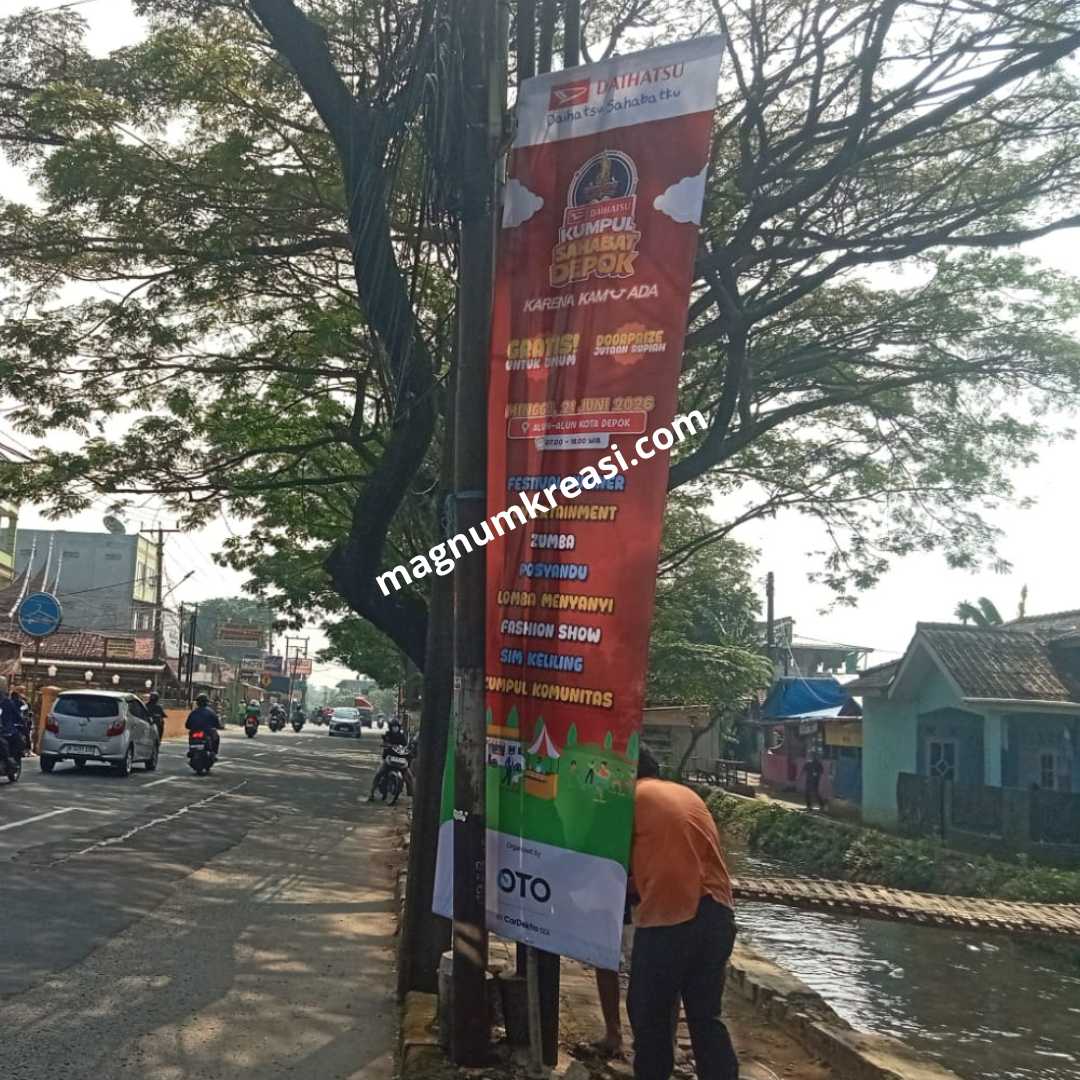 jasa pasang umbul umbul event
