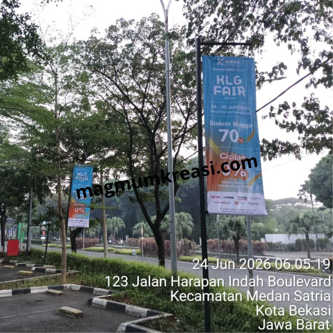 Pasang Umbul Umbul, T Banner, Spanduk & Baliho Bekasi