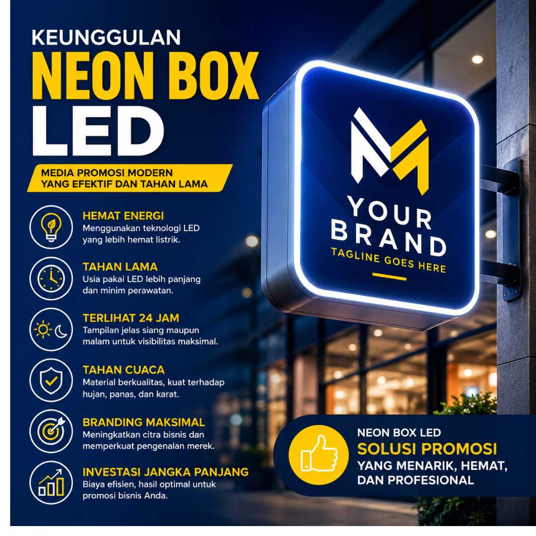 Keunggulan Neon Box LED