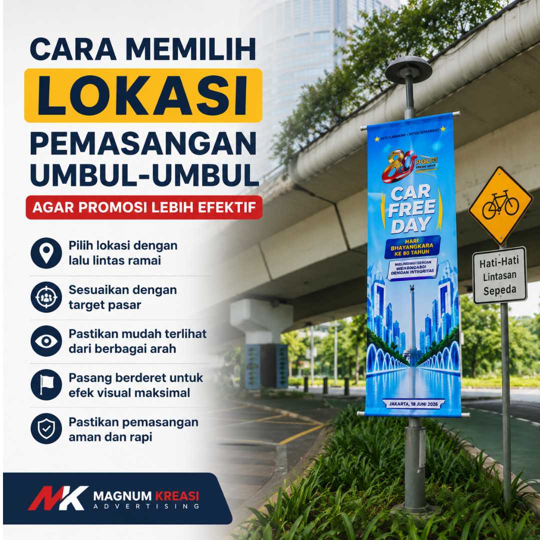 cara memilih lokasi Umbul-Umbul