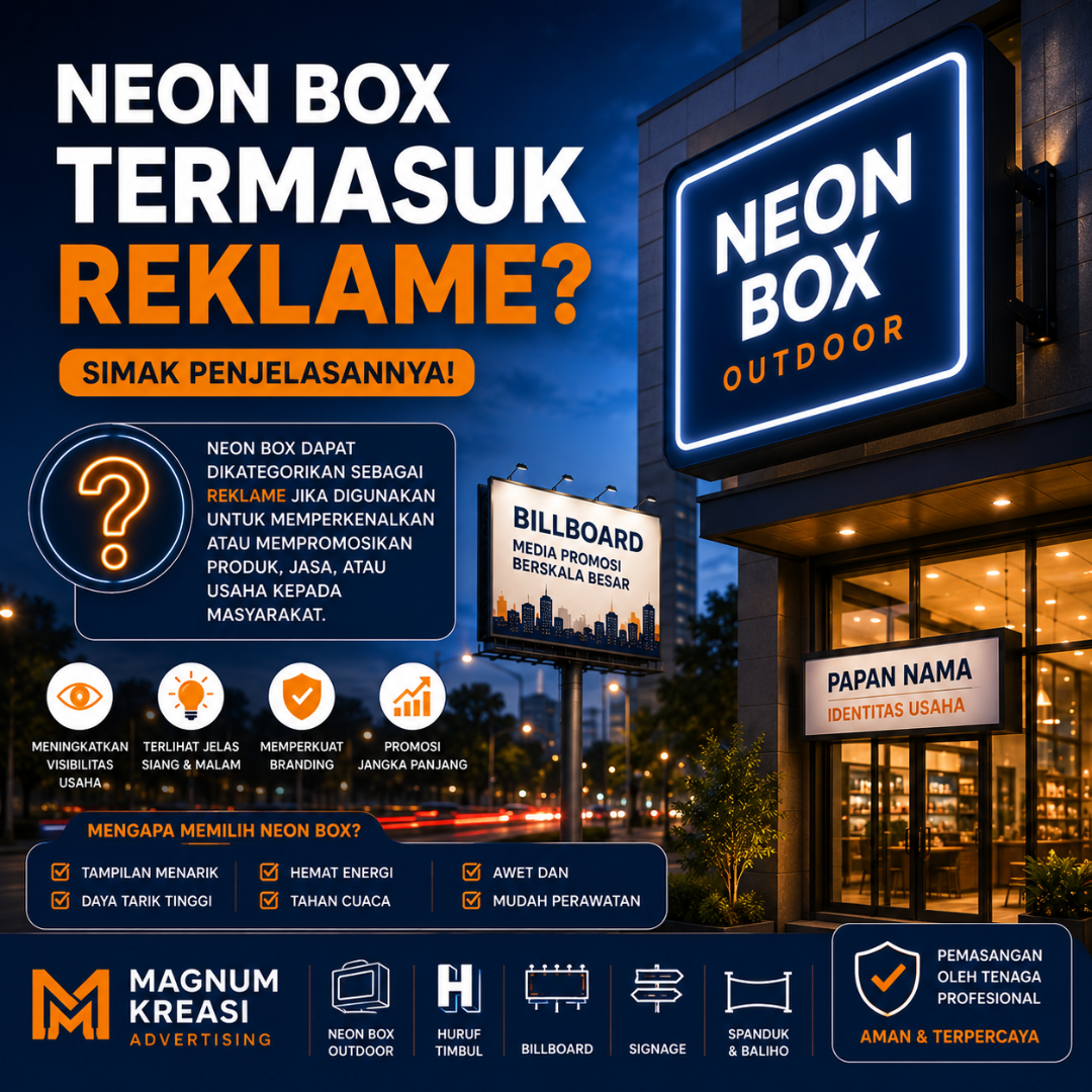 reklame neon box